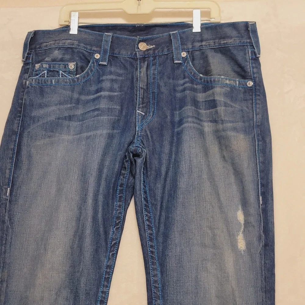 True Religion Jeans Men's 38/34 World Tour Pants Section Straight